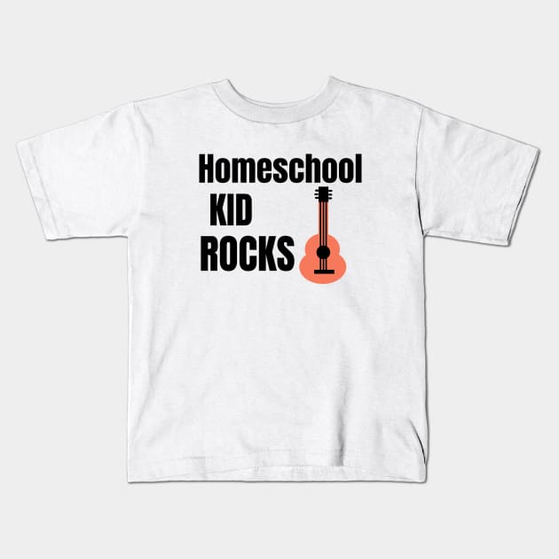 Homeschool kid rocks Kids T-Shirt by Bliss Shirts